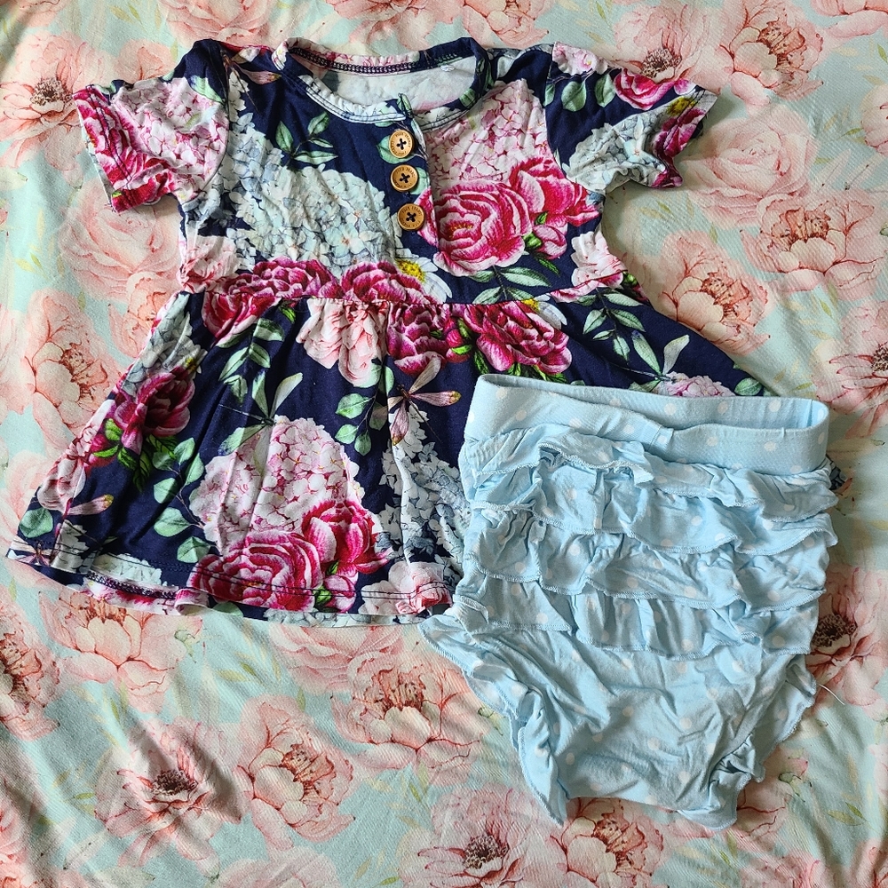 Posh Peanut peplum & bummie